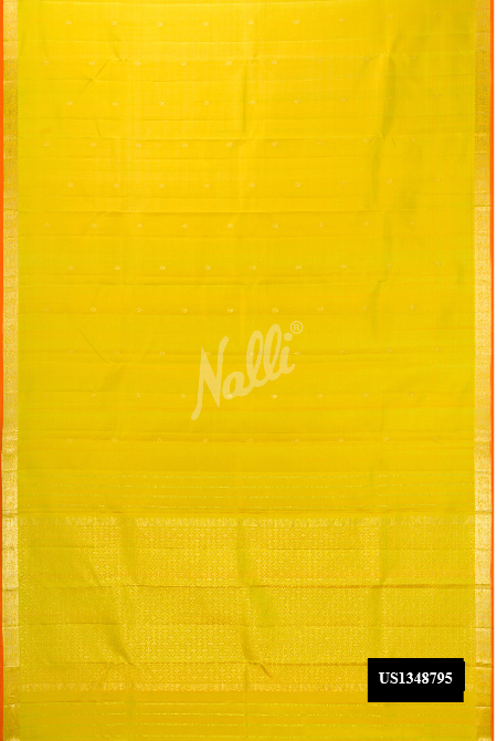 Mehandi Green Kanchipuram Silk Saree