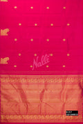 Dark Pink Kanchipuram Silk Saree