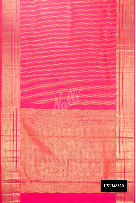 Pink Kanchipuram Silk Saree