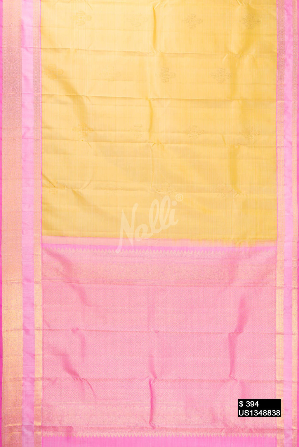 Sandal Kanchipuram Silk Saree