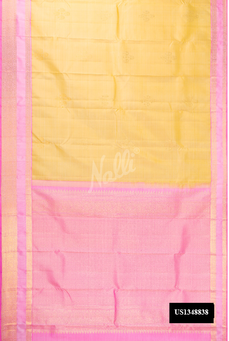Sandal Kanchipuram Silk Saree