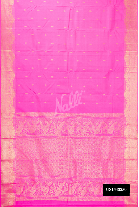 Pink Kanchipuram Silk Saree