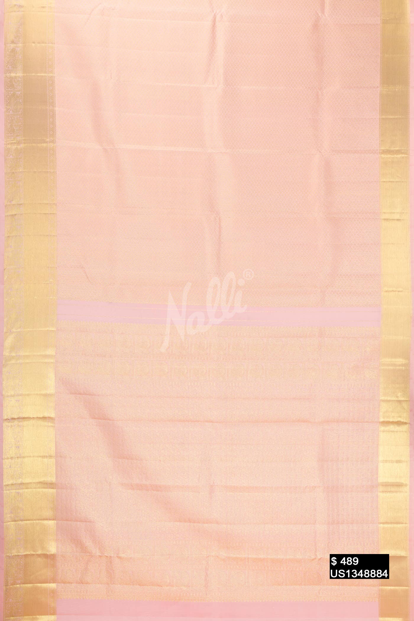 Pink Kanchipuram Silk Saree