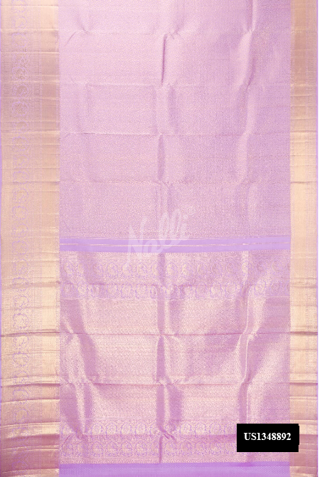 Lilac Kanchipuram Silk Saree