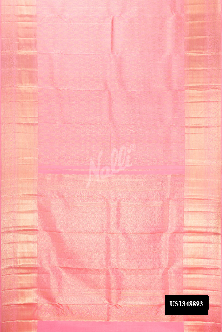 Pink Kanchipuram Silk Saree
