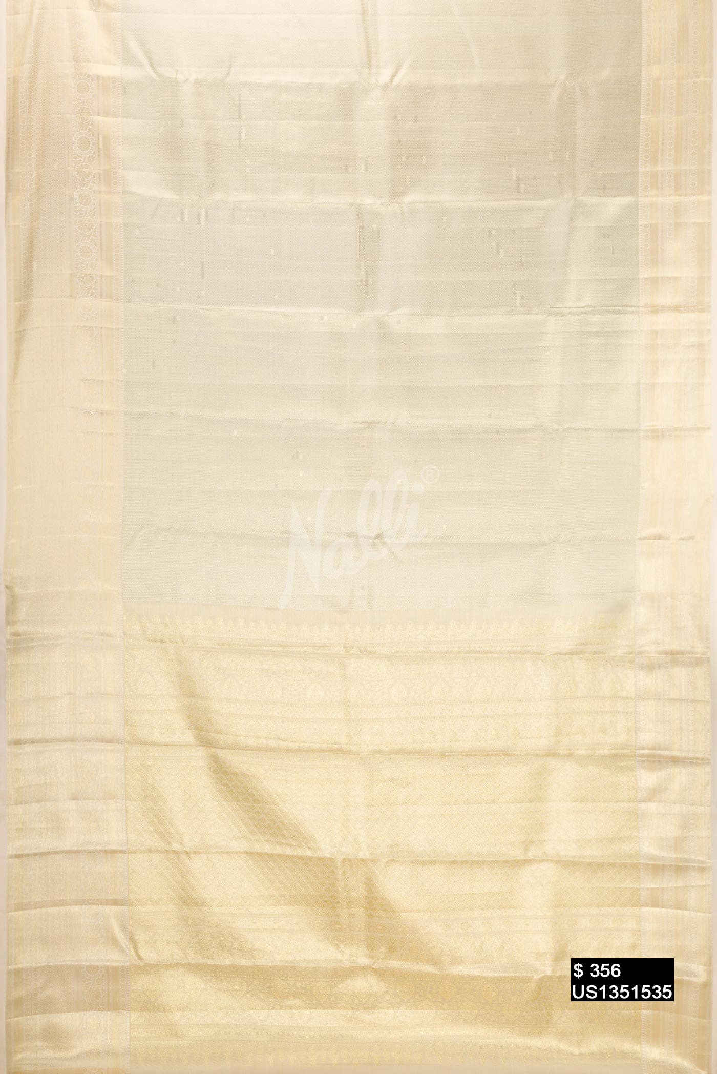 Silver Kanchipuram Tissue Silk Saree