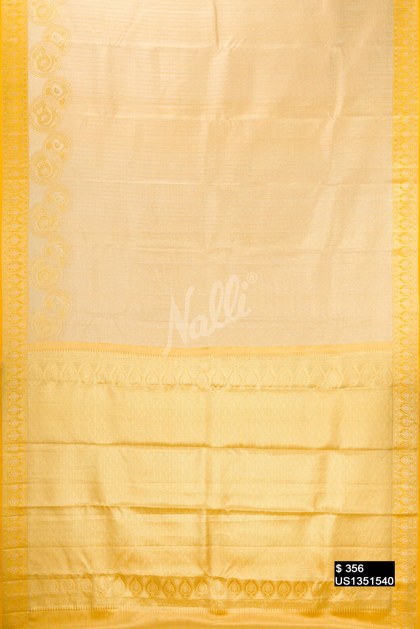 Gold Kanchipuram Tissue Silk Saree