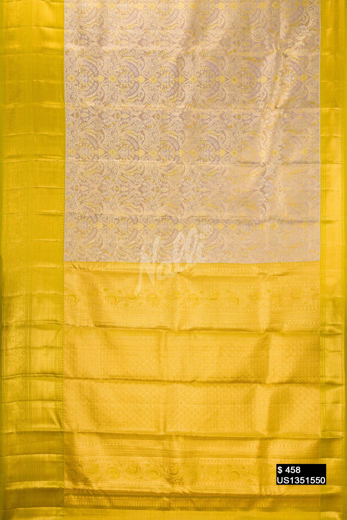 Lilac Kanchipuram Tissue Silk Saree