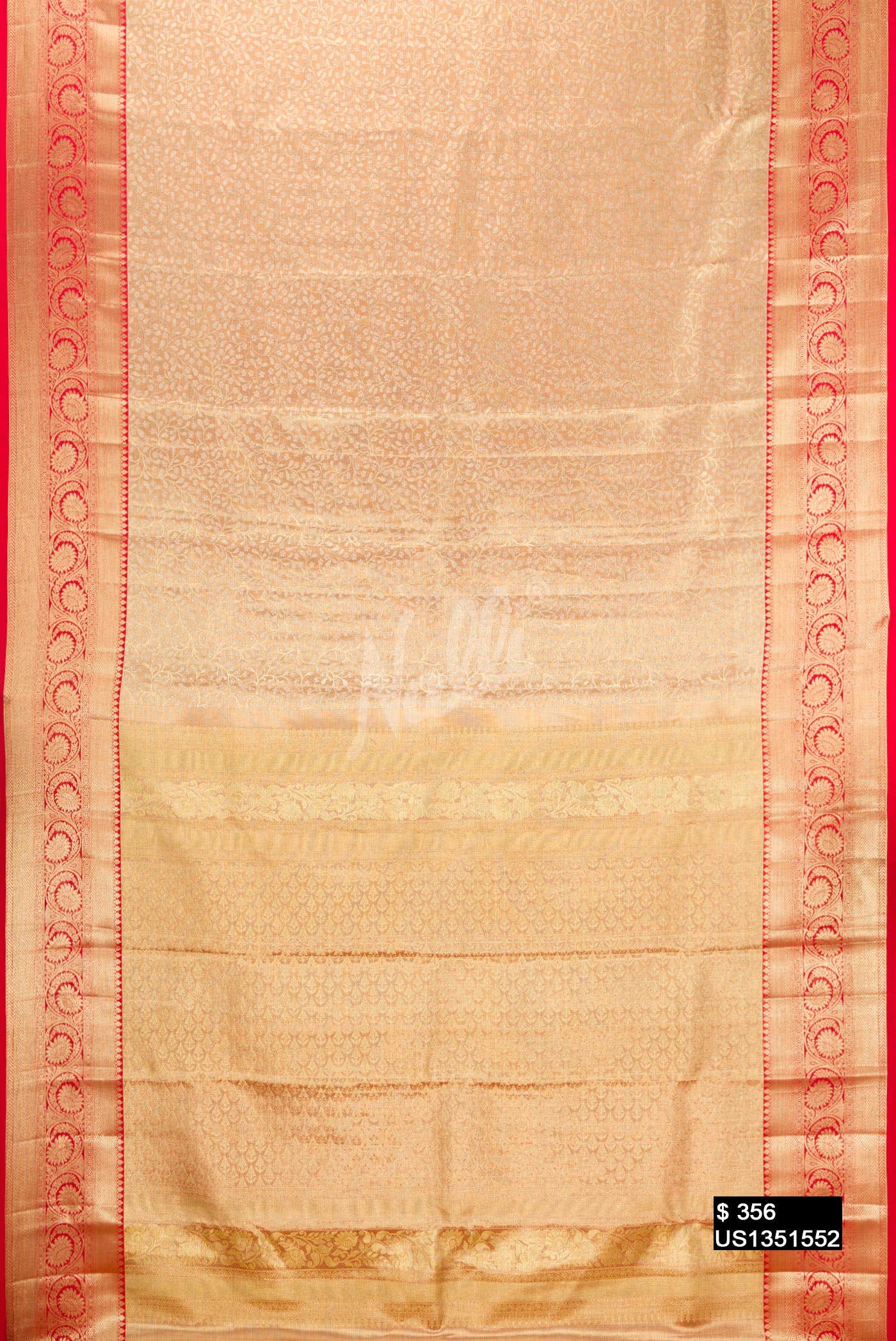 Gold Kanchipuram Tissue Silk Saree