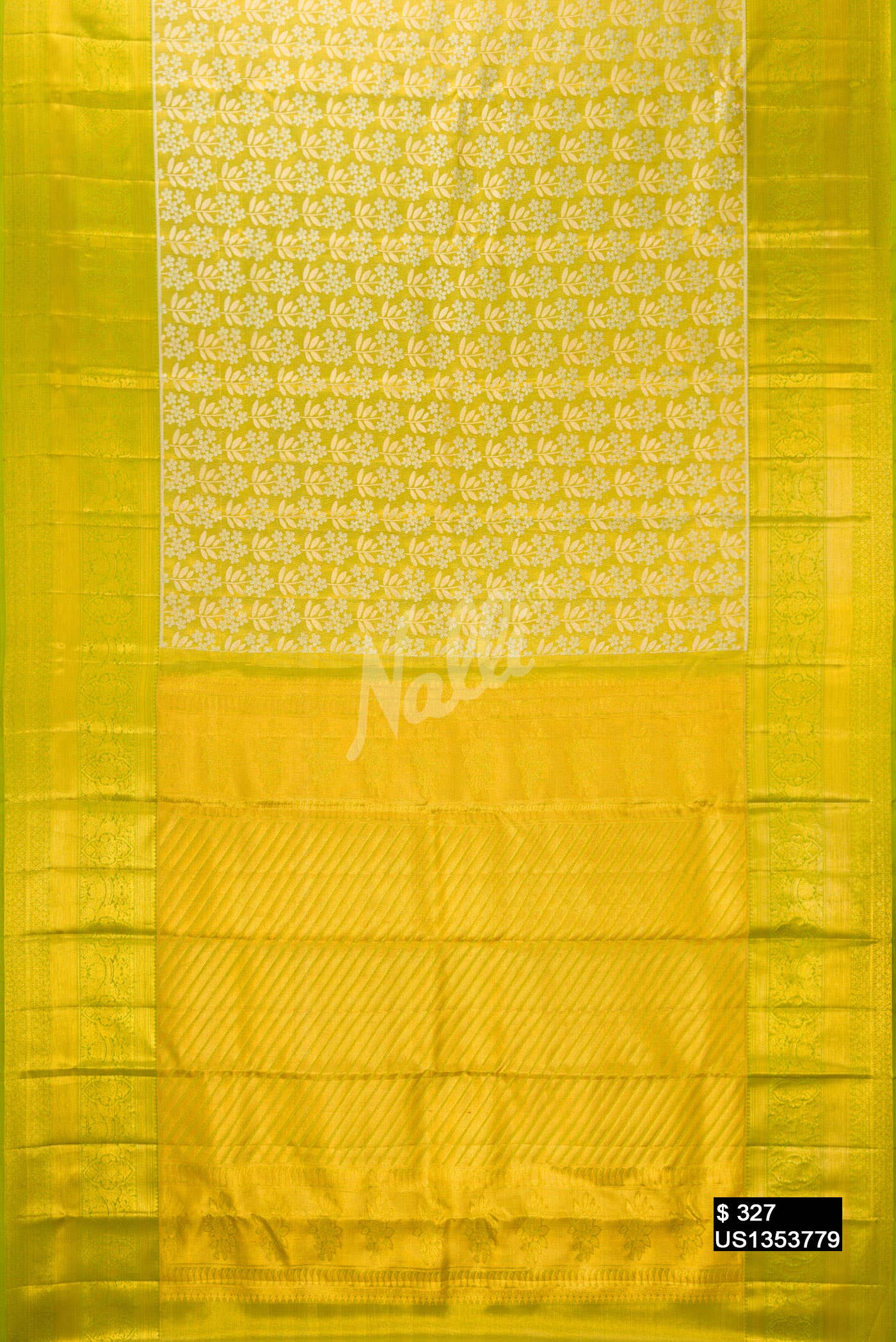 Green Kanchipuram Tissue Silk Saree