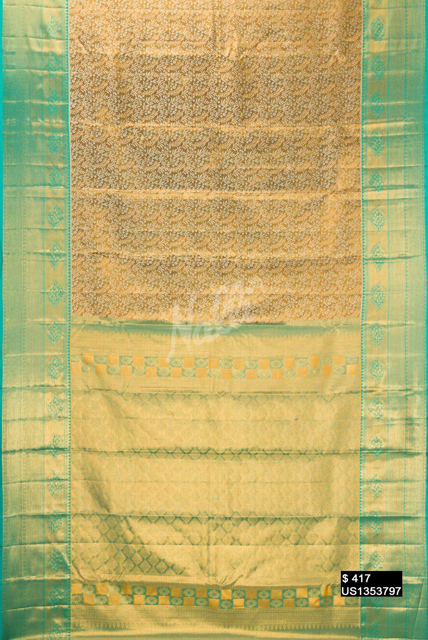 Brown Kanchipuram Tissue Silk Saree