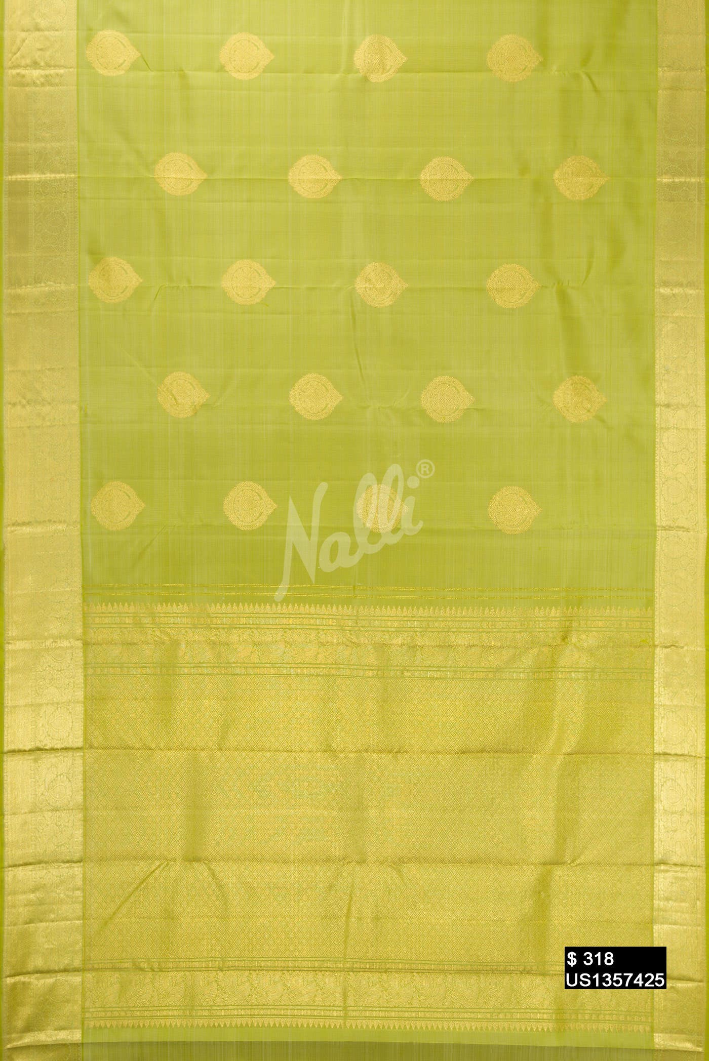 Green Kanchipuram Silk Saree