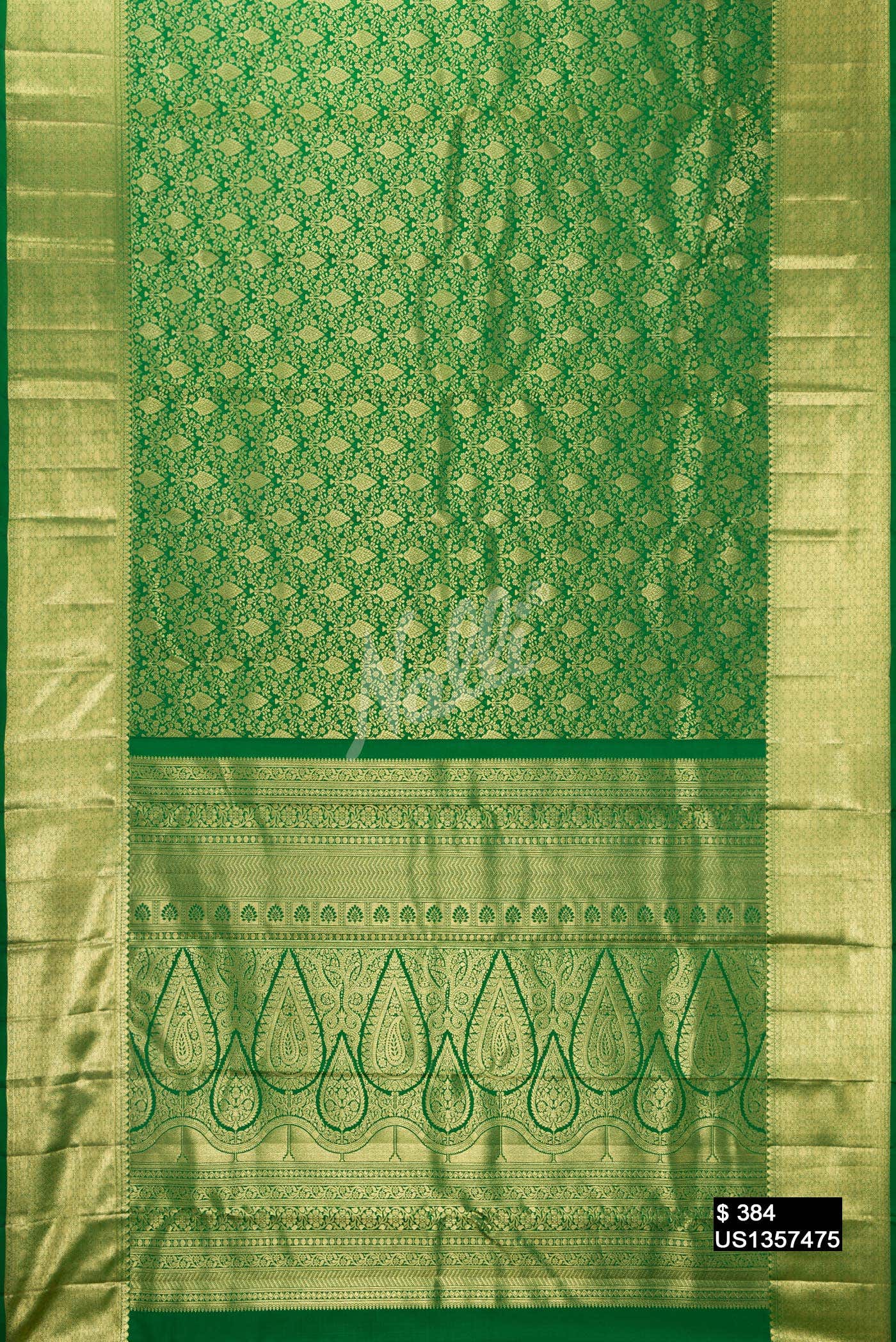 Green Kanchipuram Silk Saree