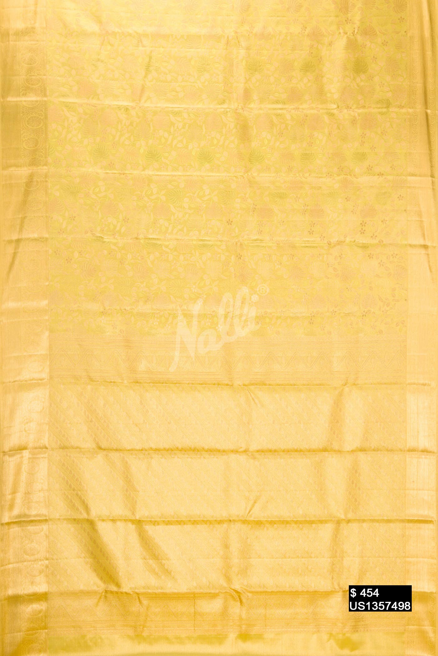 Gold Kanchipuram Tissue Silk Saree