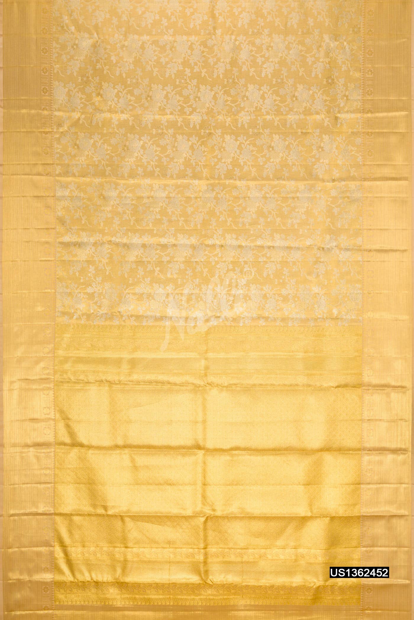Gold Kanchipuram Tissue Silk Saree