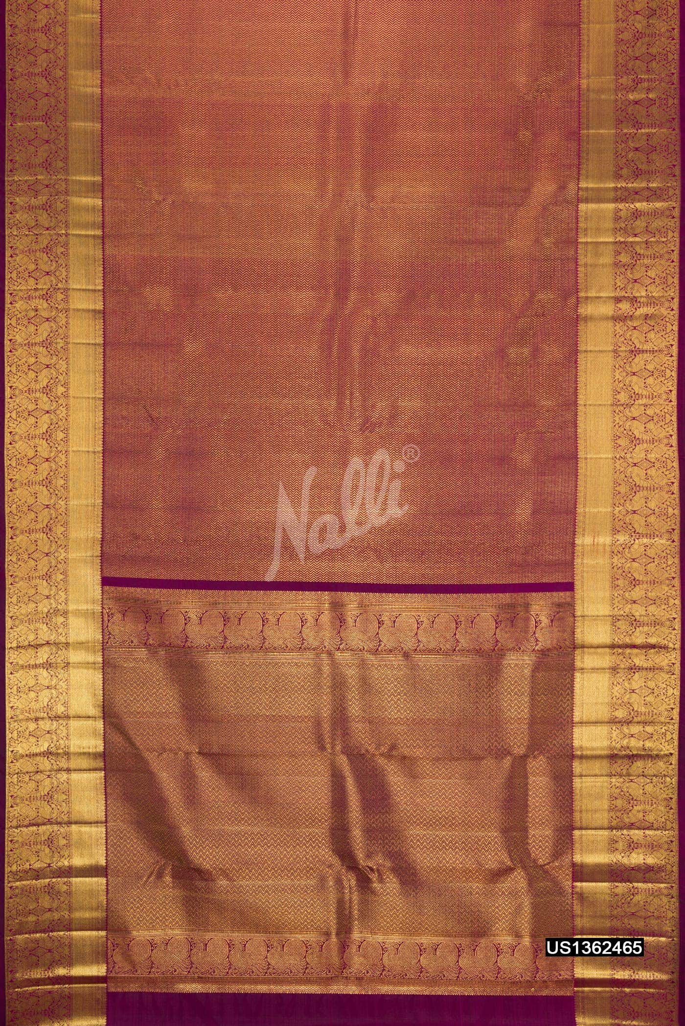 Magenta Kanchipuram Silk Saree
