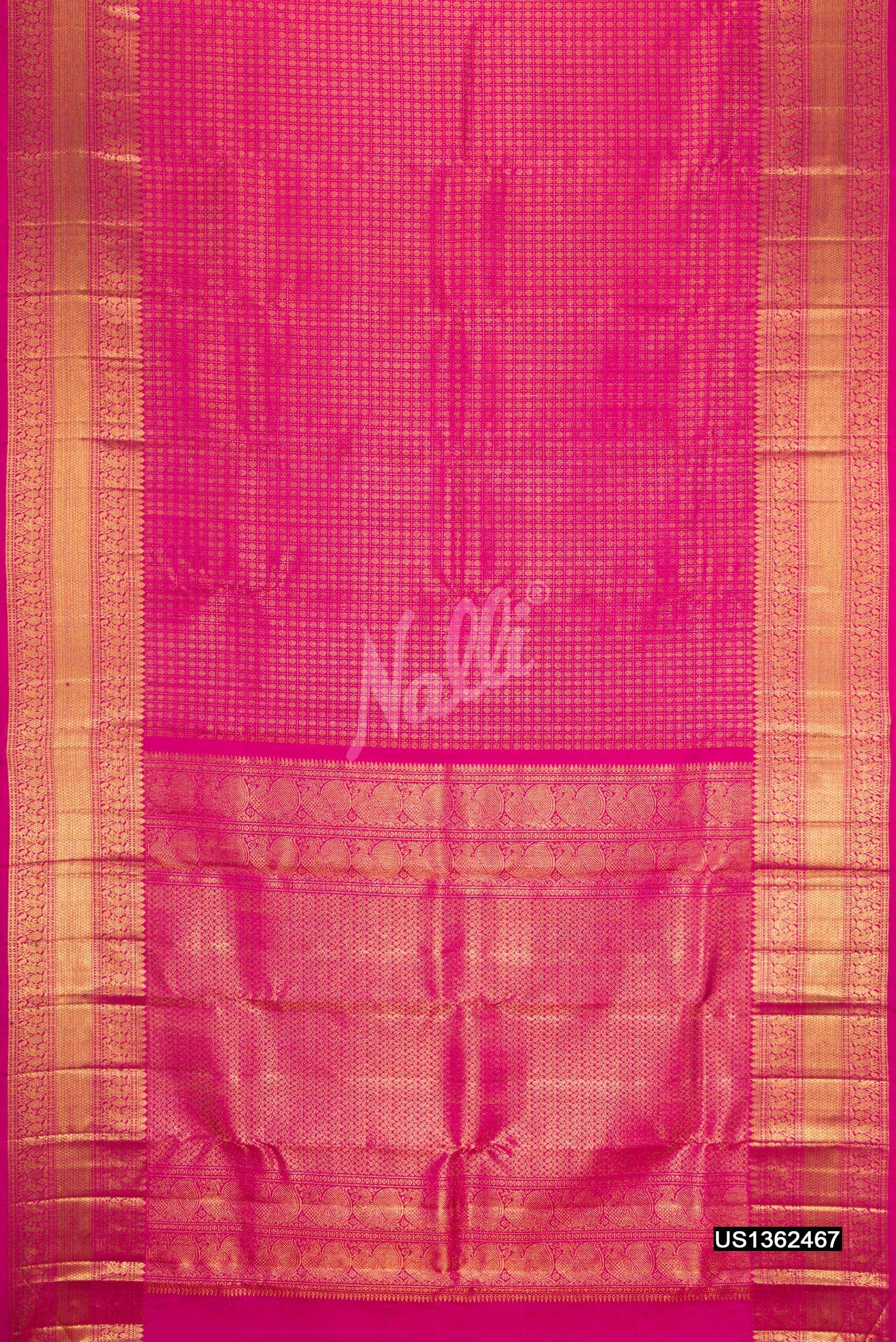 Pink Kanchipuram Silk Saree