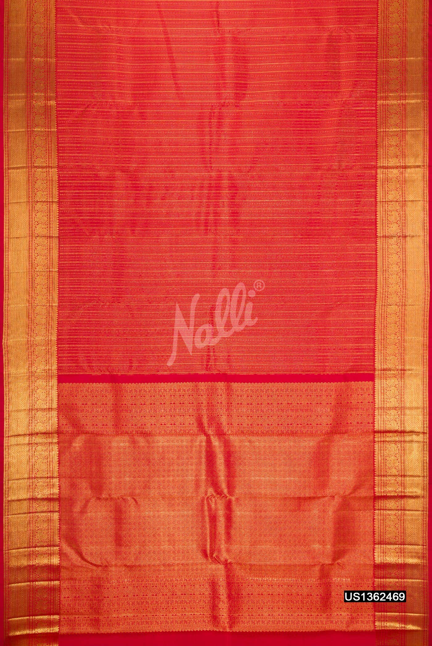 Red Kanchipuram Silk Saree