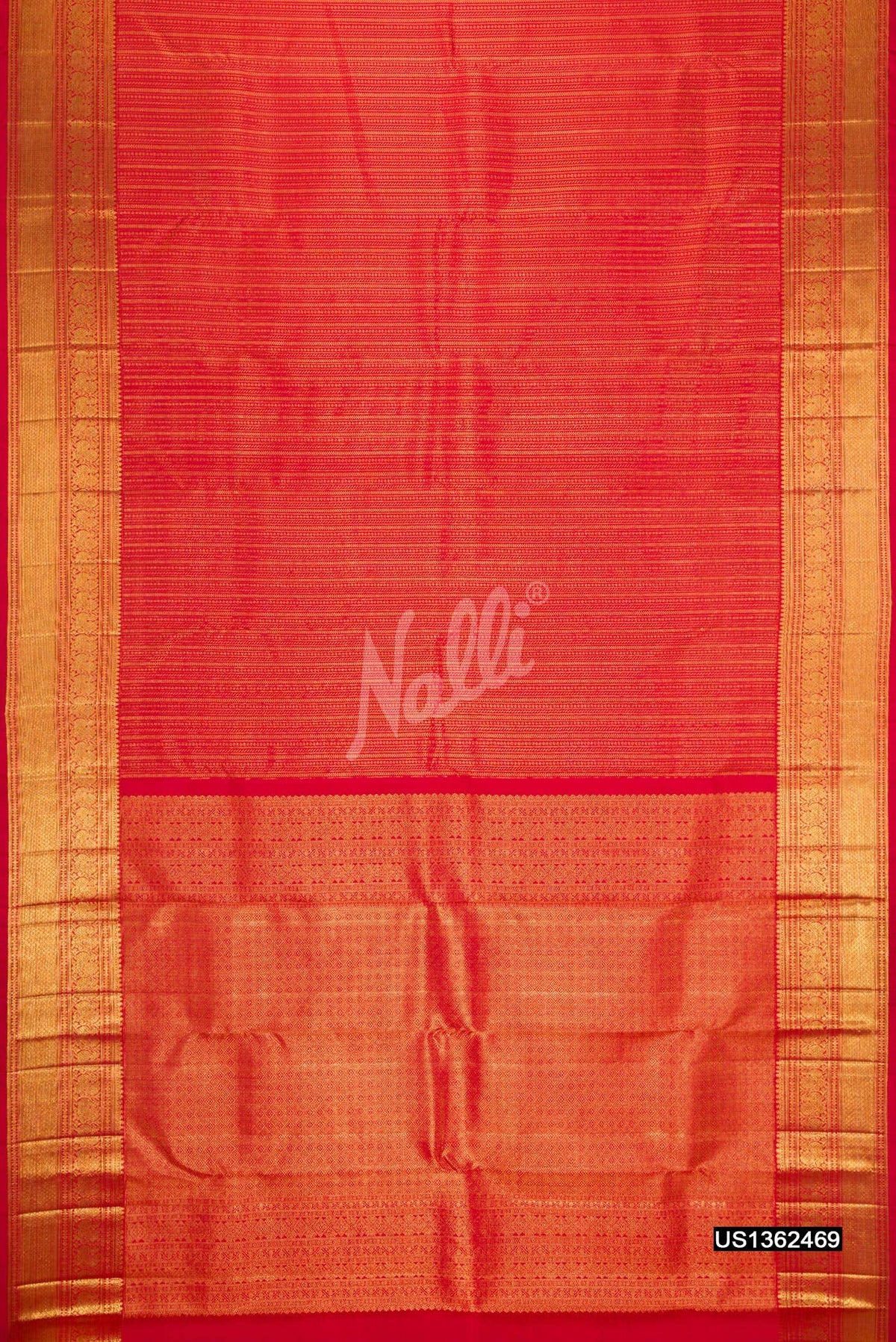 Red Kanchipuram Silk Saree