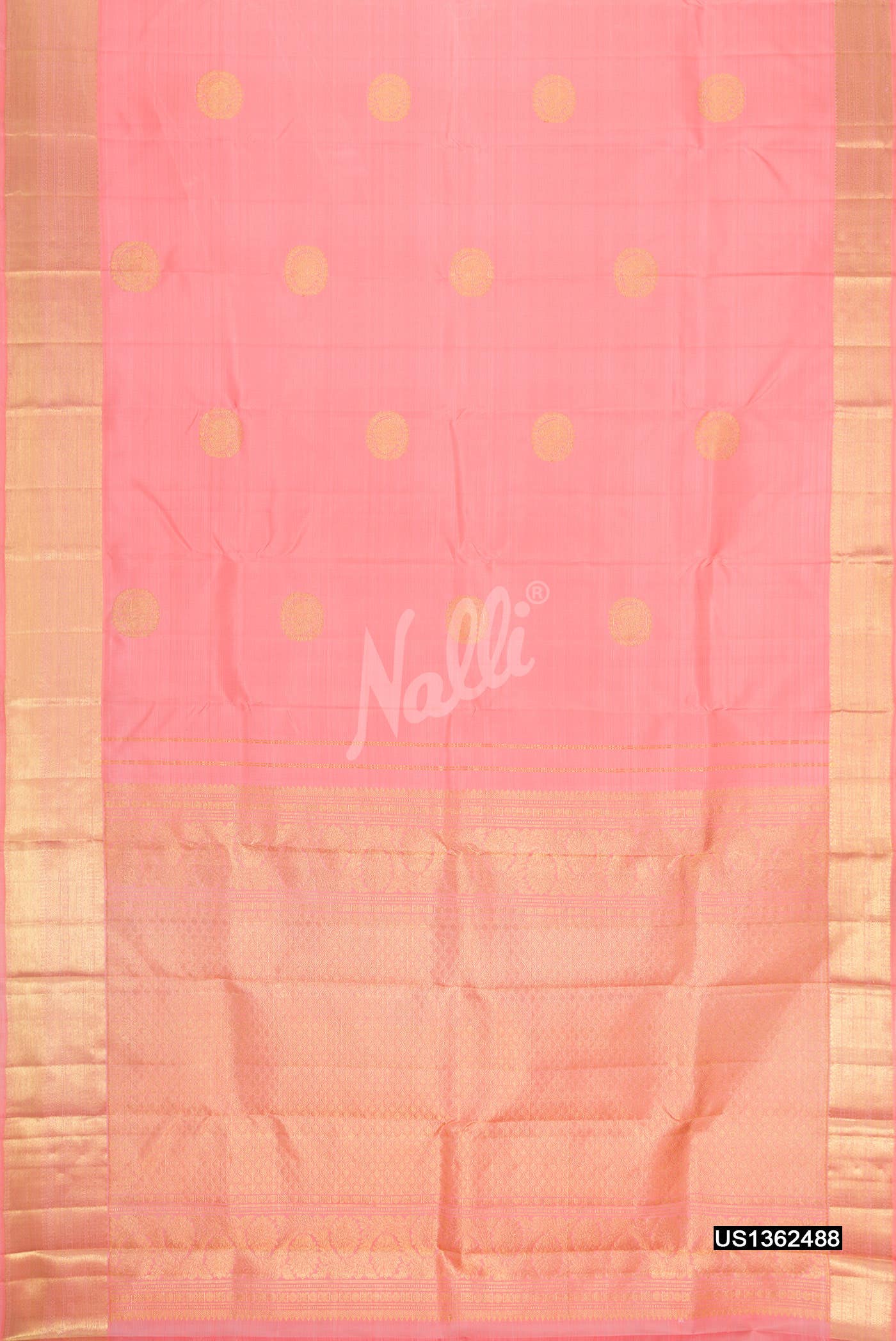 Pink Kanchipuram Silk Saree