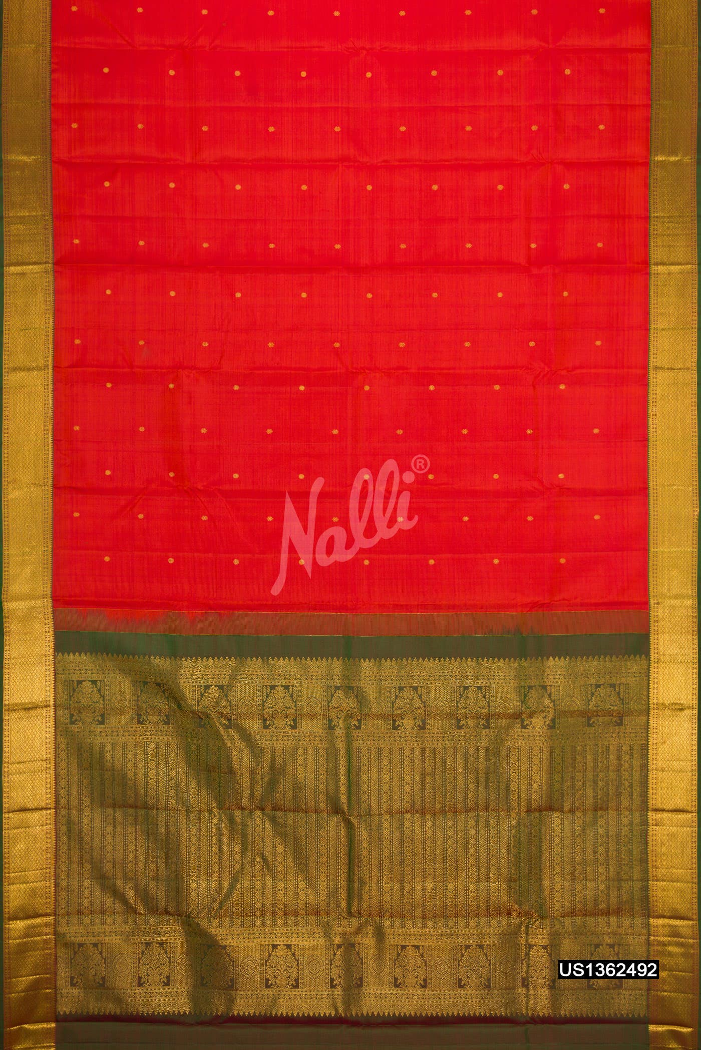 Red Kanchipuram Silk Saree