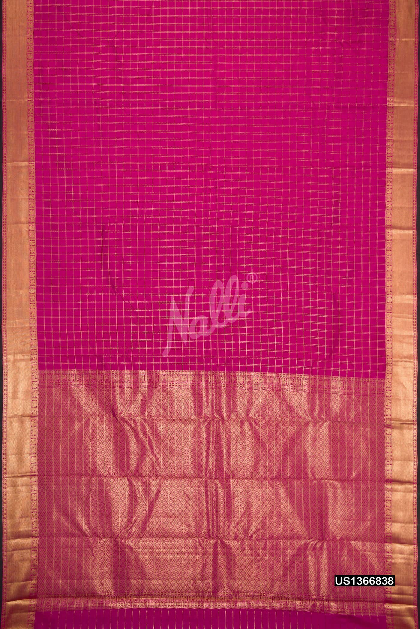Pink Kanchipuram Silk Saree