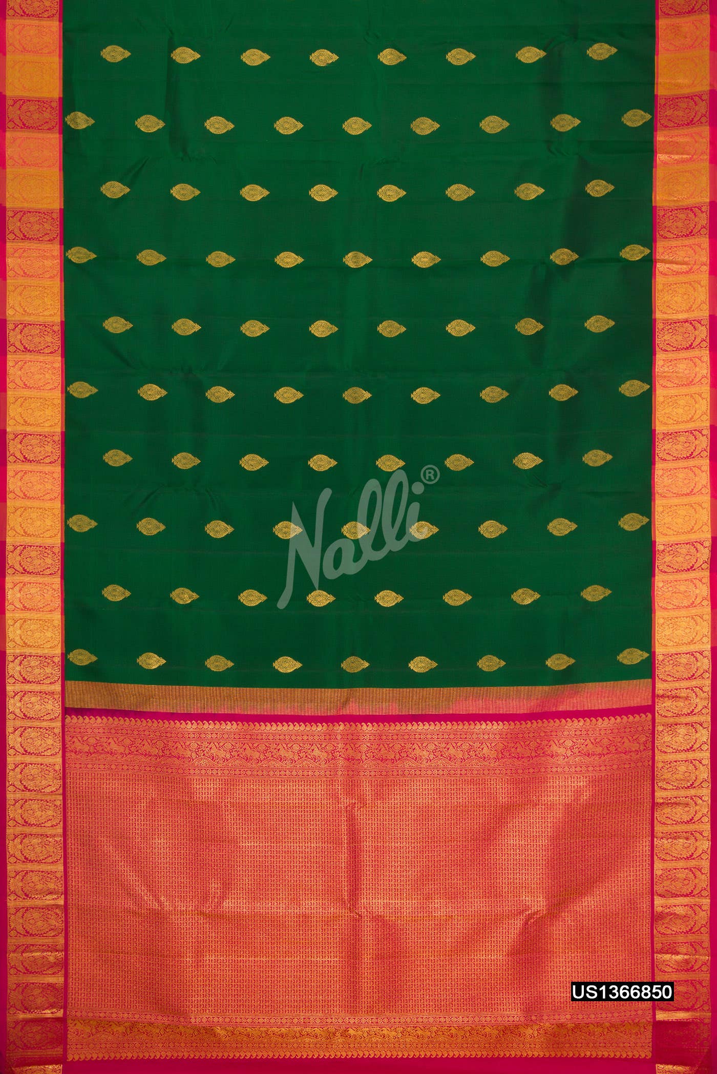 Green Kanchipuram Silk Saree