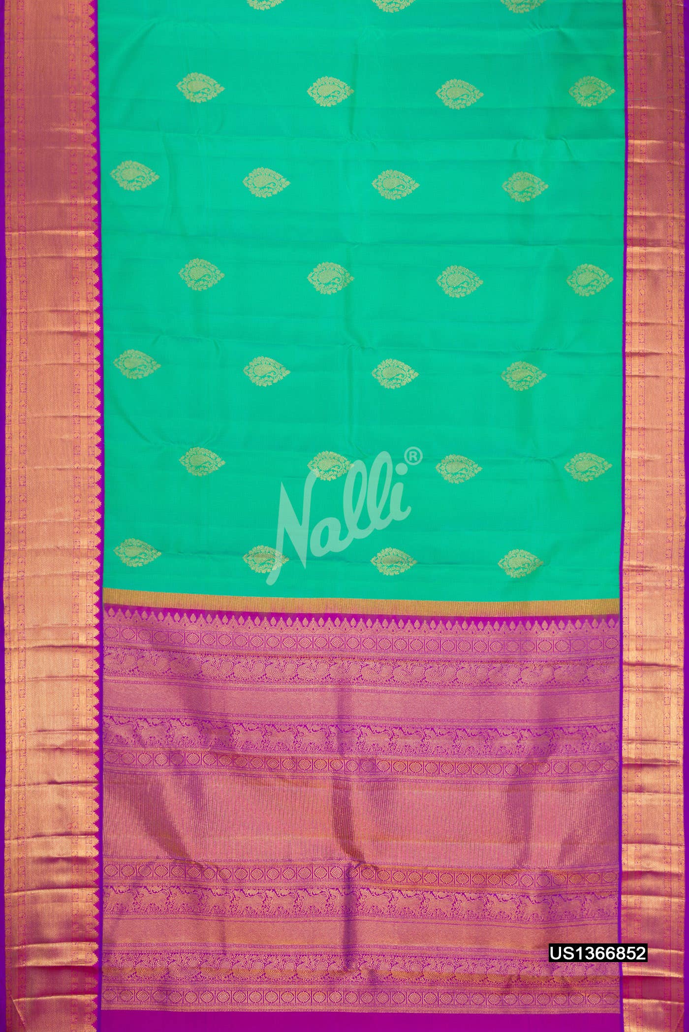 Green Kanchipuram Silk Saree