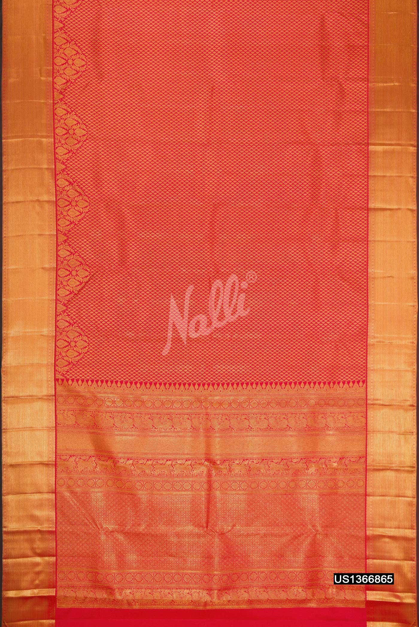 Red Kanchipuram Silk Saree