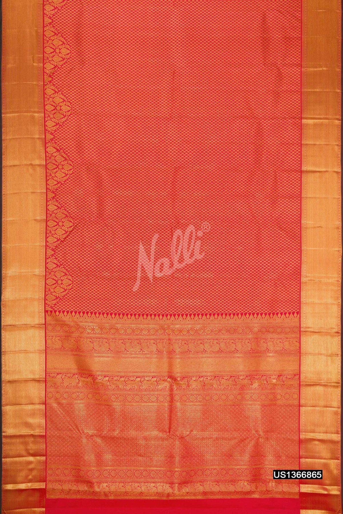 Red Kanchipuram Silk Saree