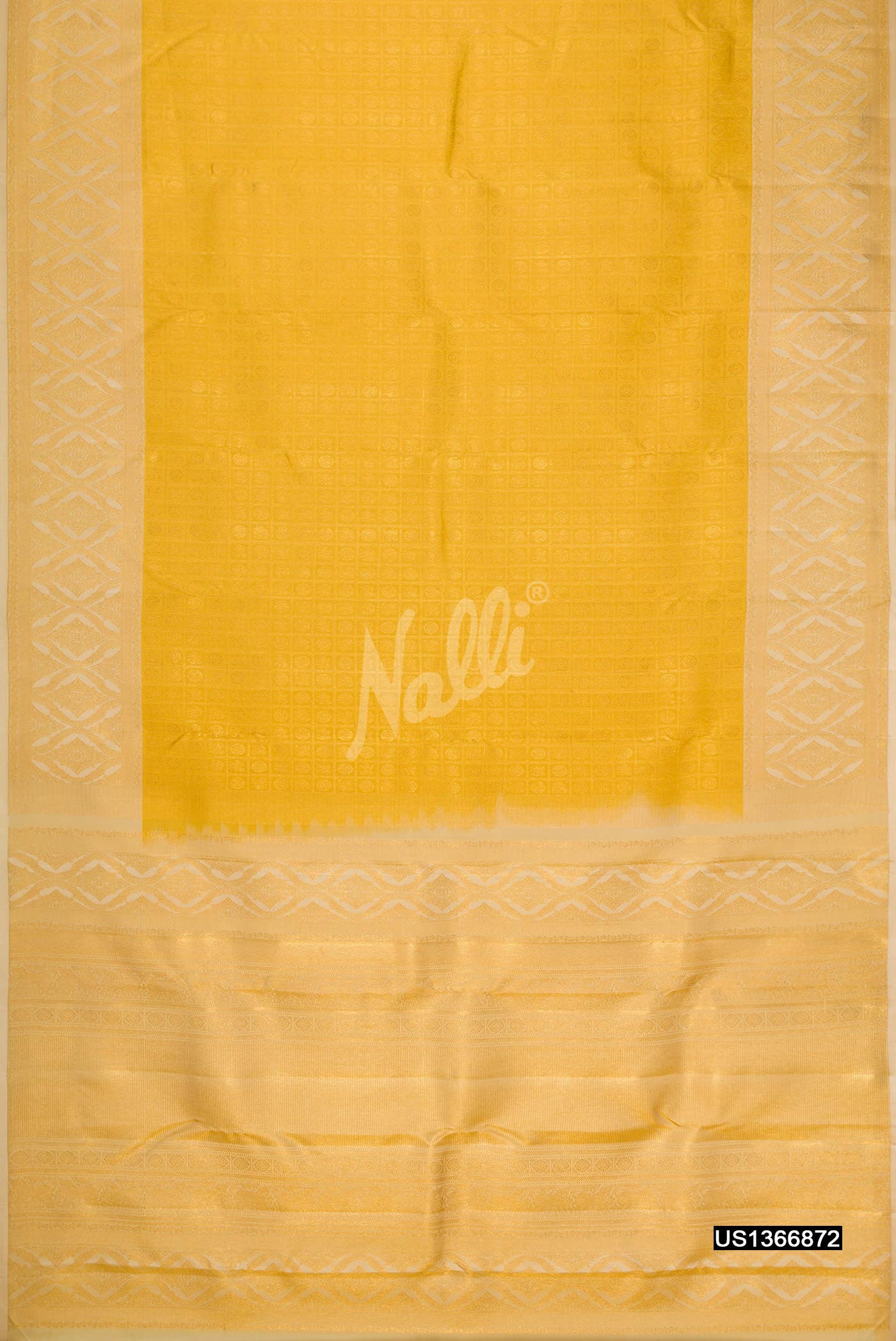 Gold Kanchipuram Silk Saree