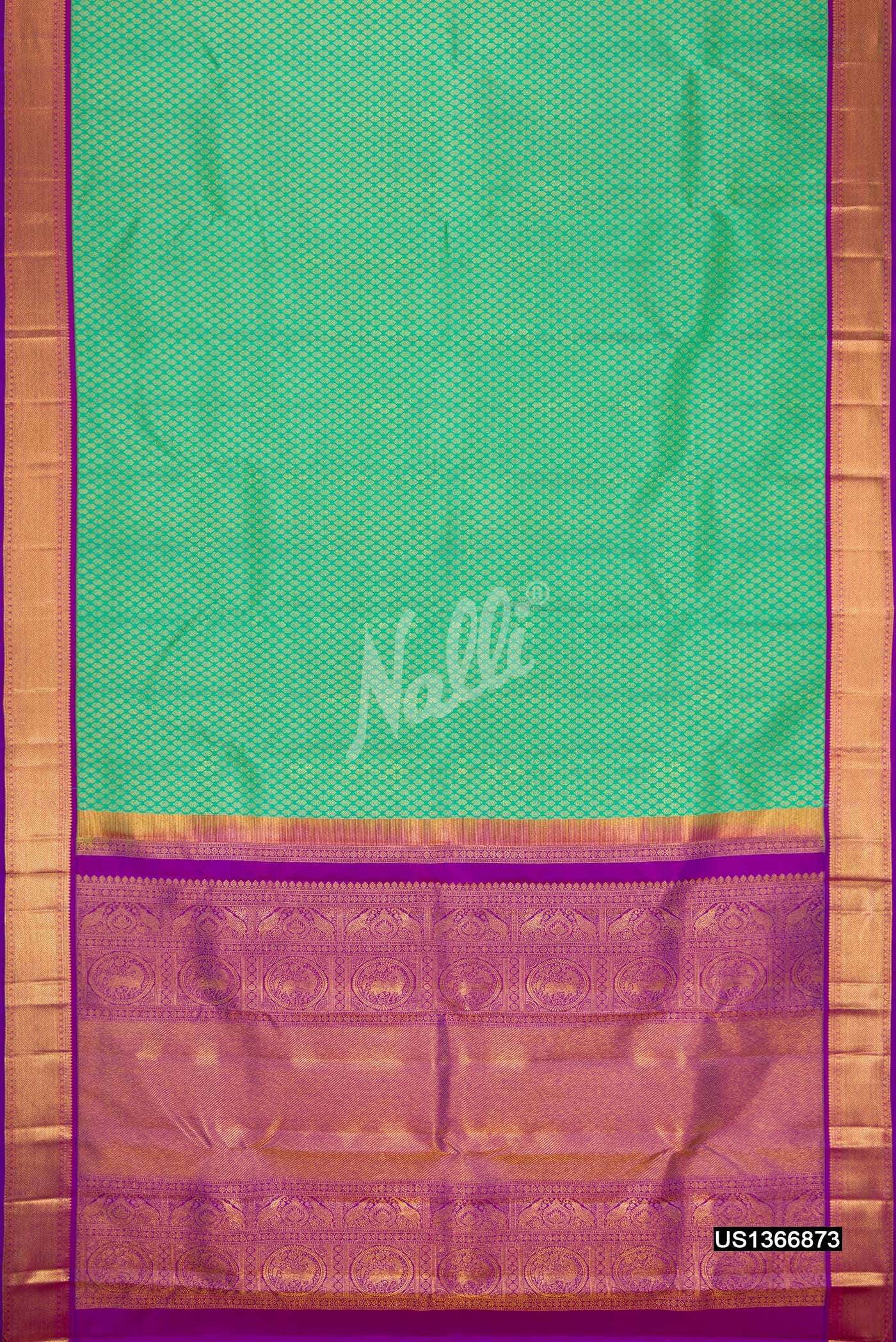 Green Kanchipuram Silk Saree