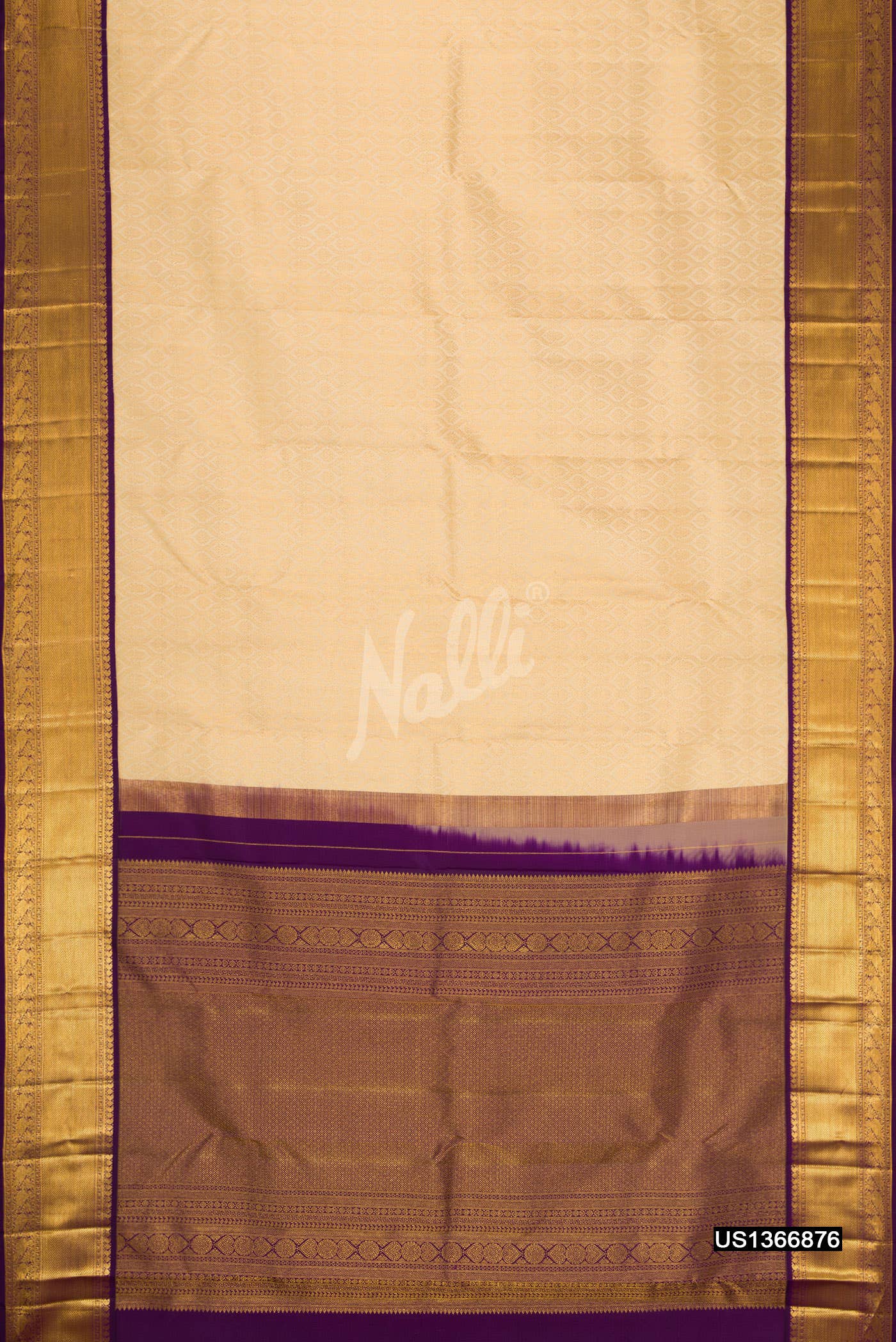 Sandal Kanchipuram Silk Saree