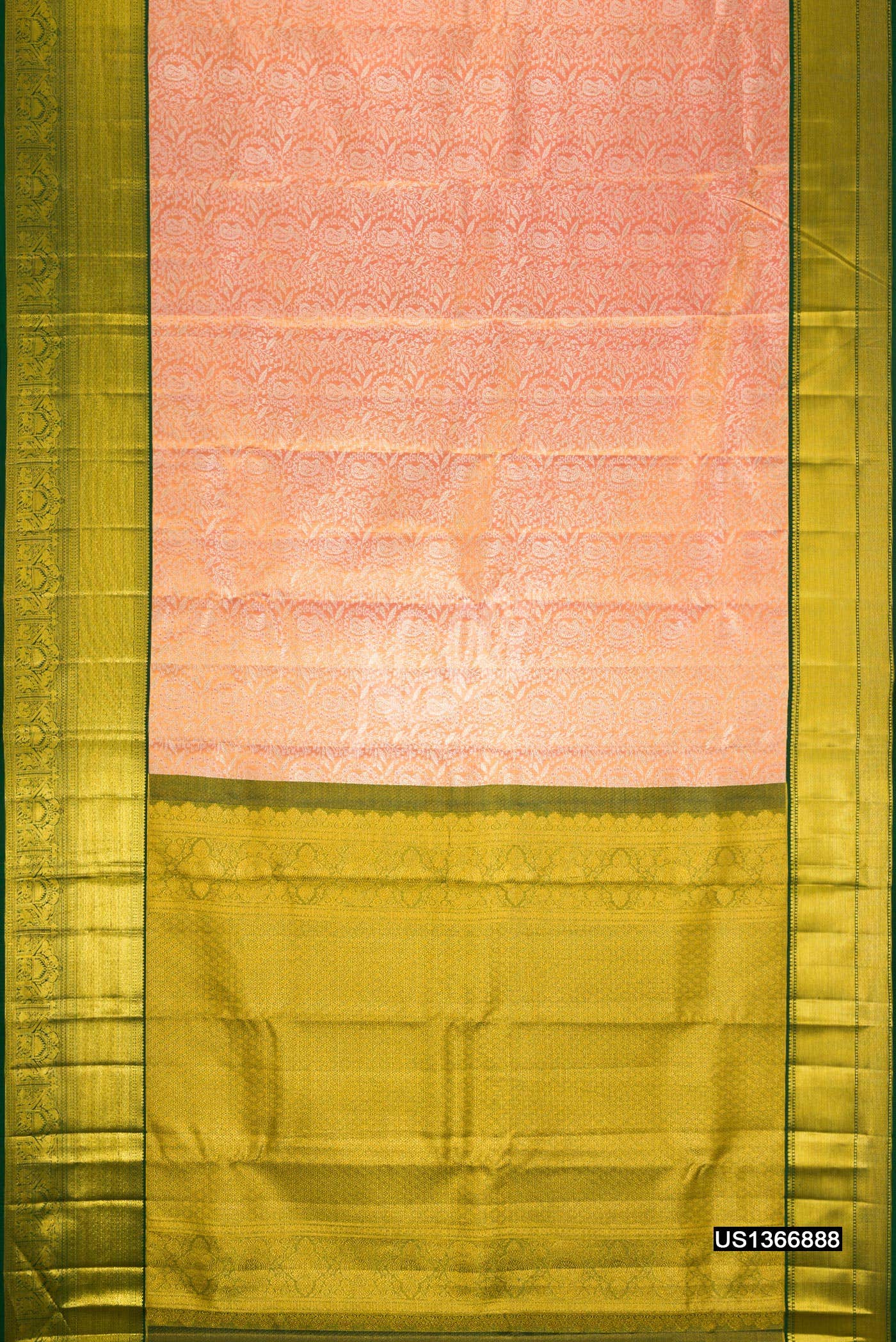 Pink Kanchipuram Tissue Silk Saree
