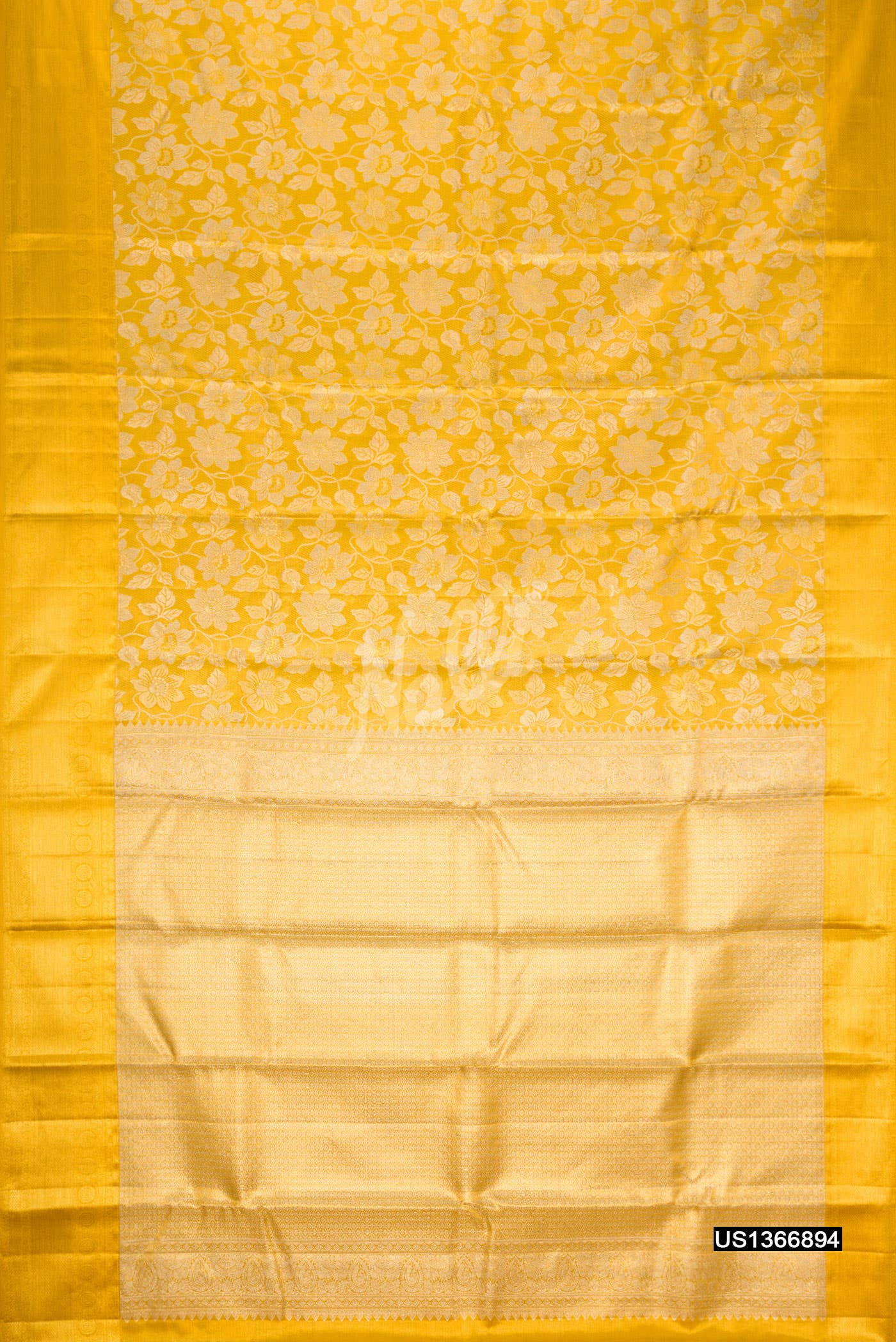 Gold Kanchipuram Tissue Silk Saree