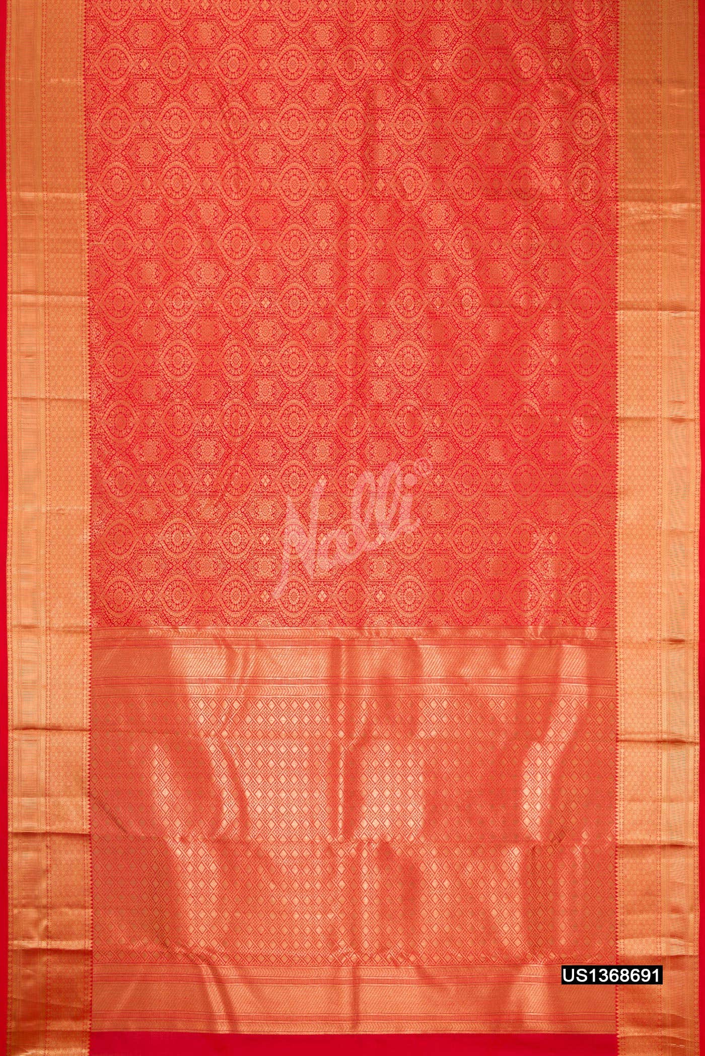 Red Kanchipuram Silk Saree