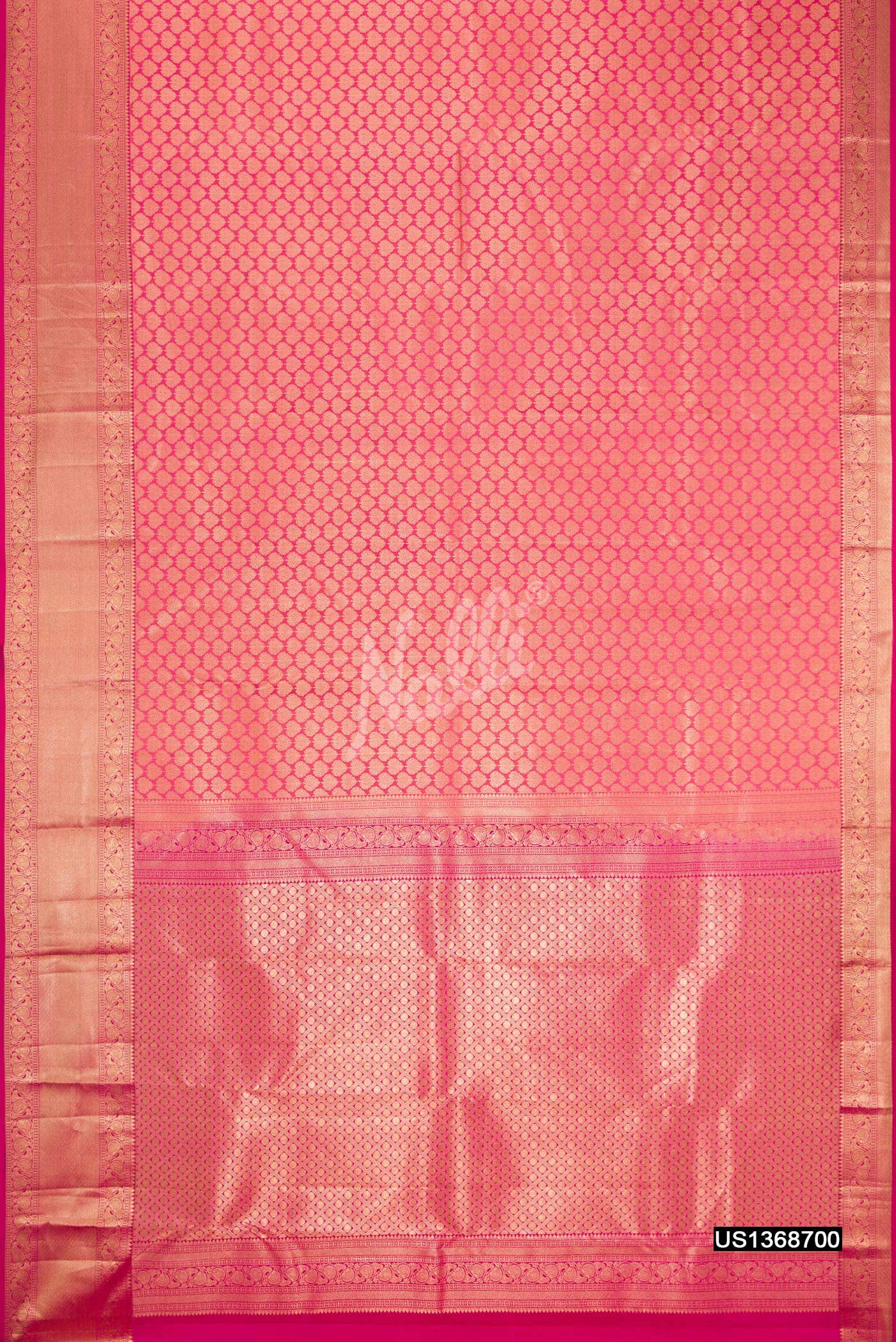 Pink Kanchipuram Silk Saree