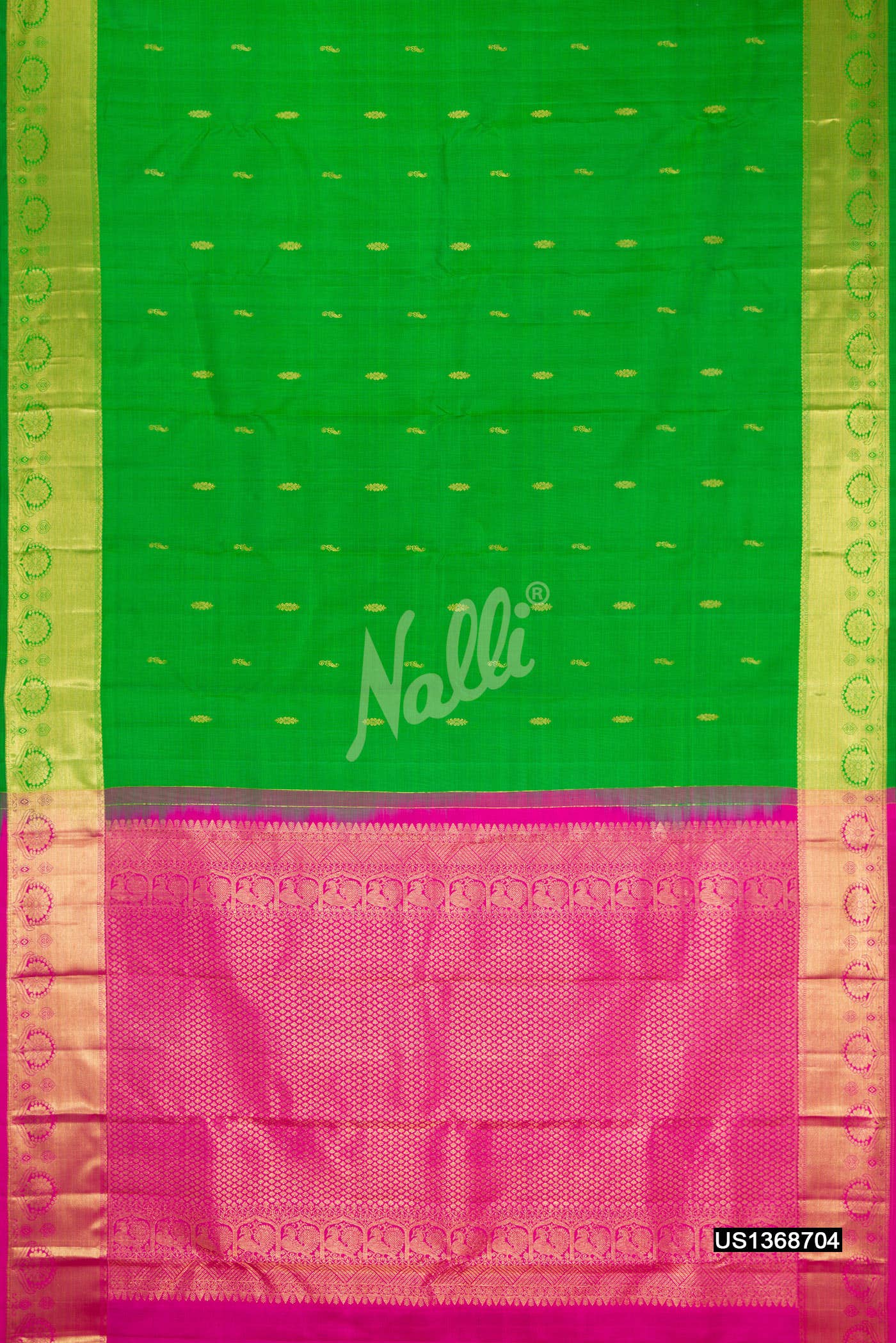 Green Kanchipuram Silk Saree