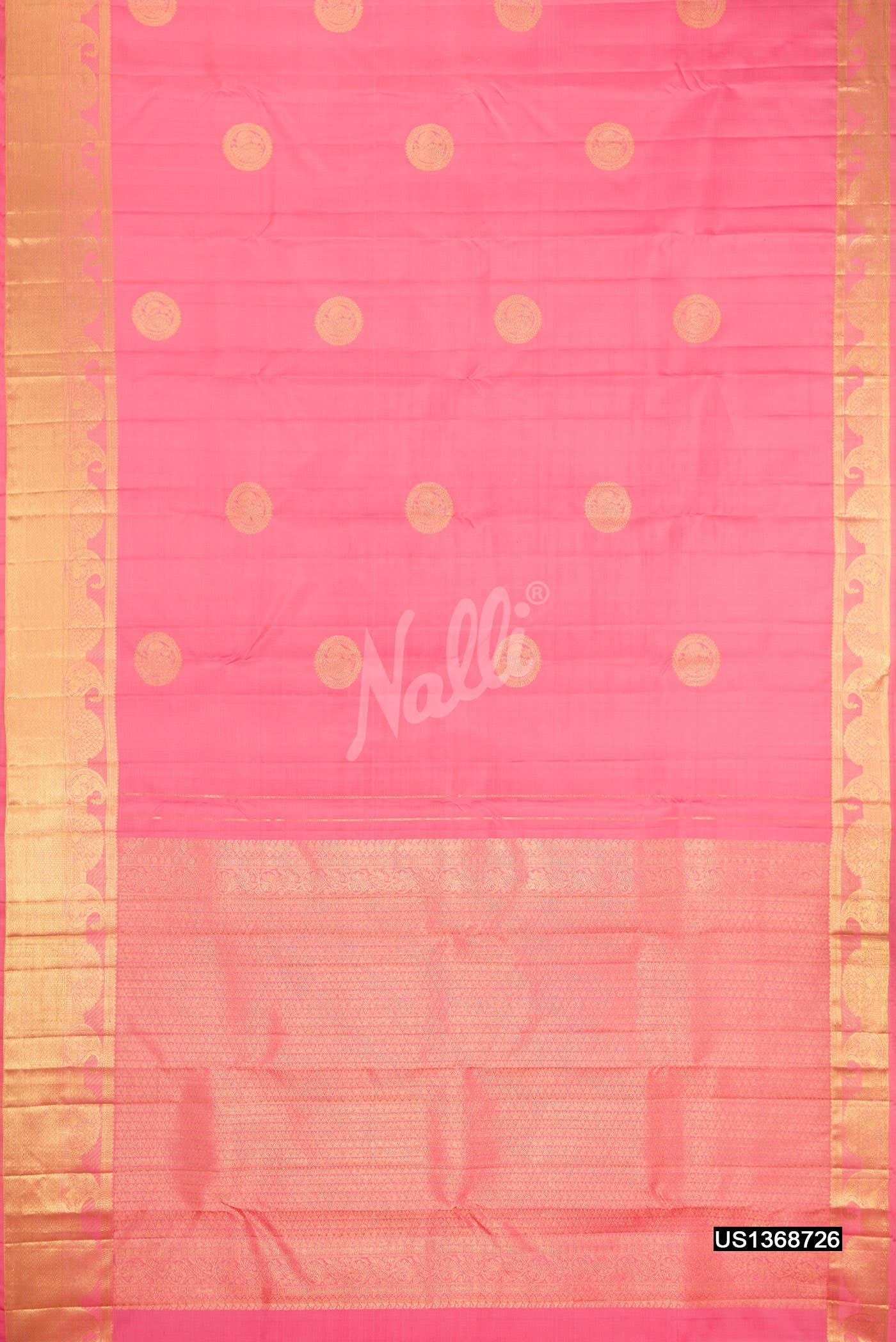 Pink Kanchipuram Silk Saree