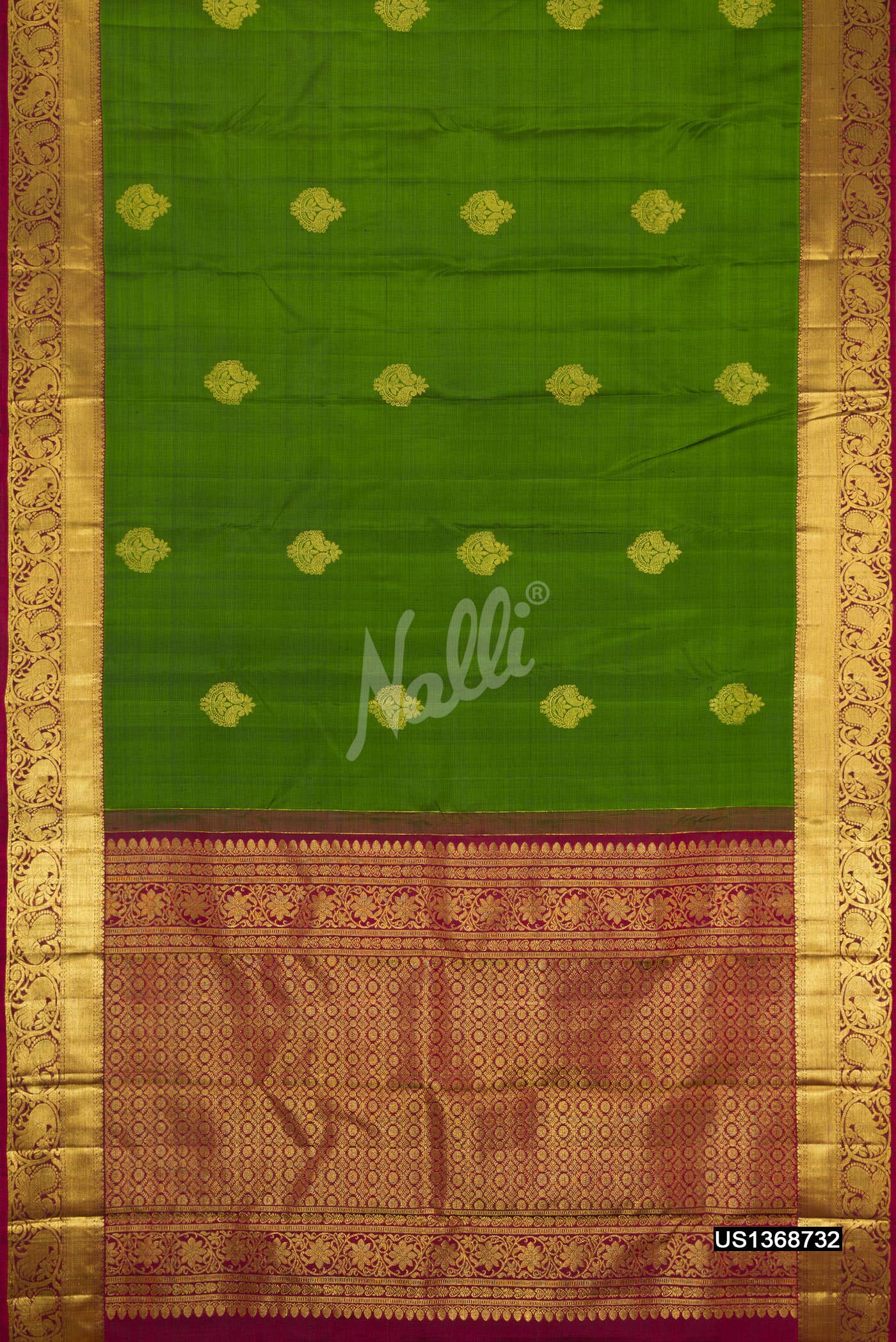 Green Kanchipuram Silk Saree