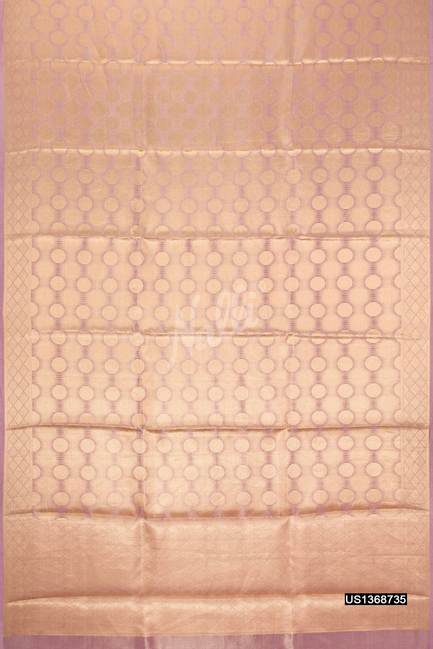 Lilac Banarasi Silk Saree