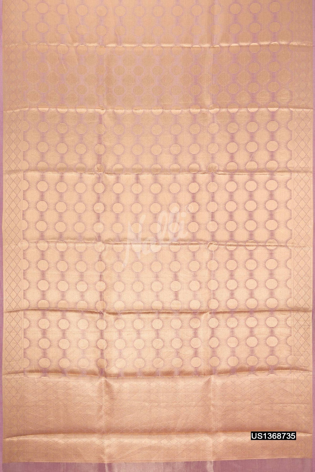Lilac Banarasi Silk Saree