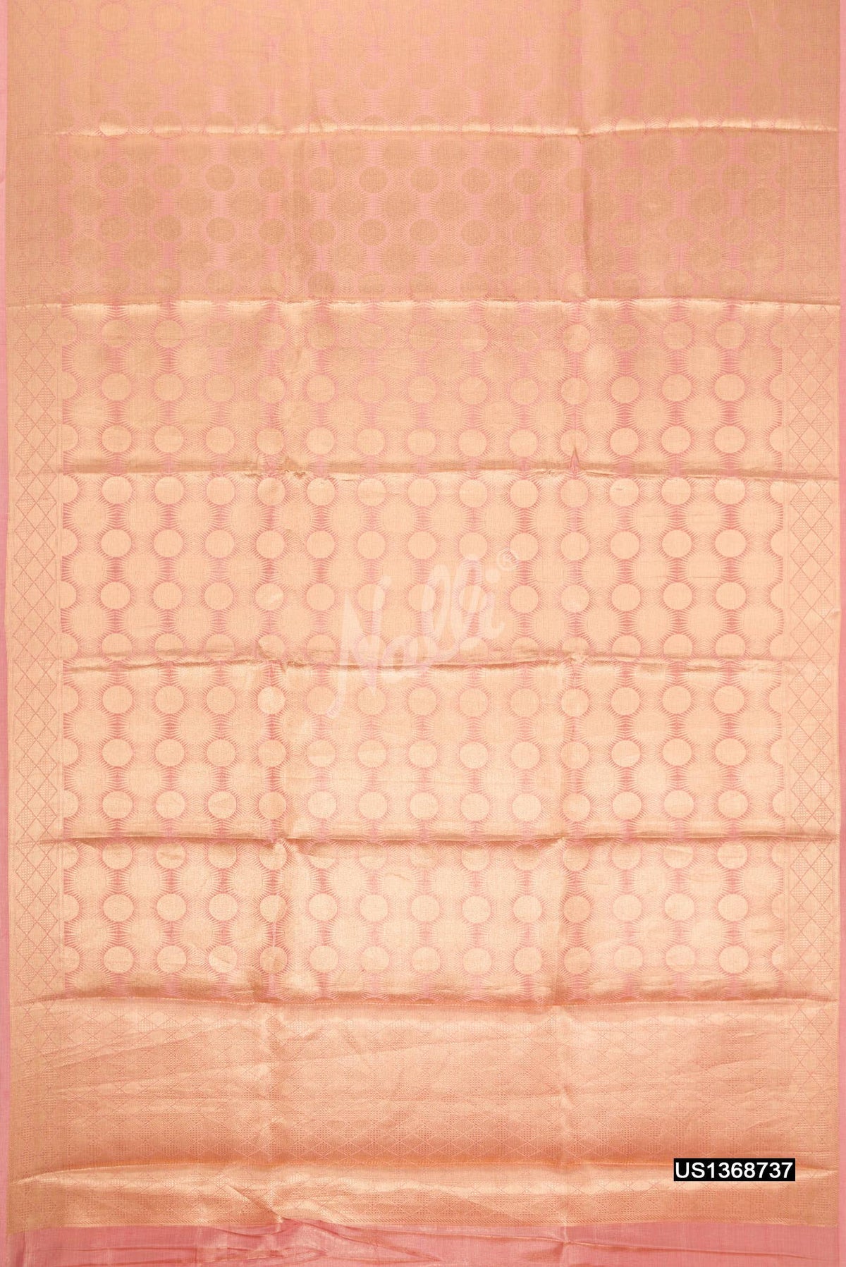Rose Pink Banarasi Silk Saree