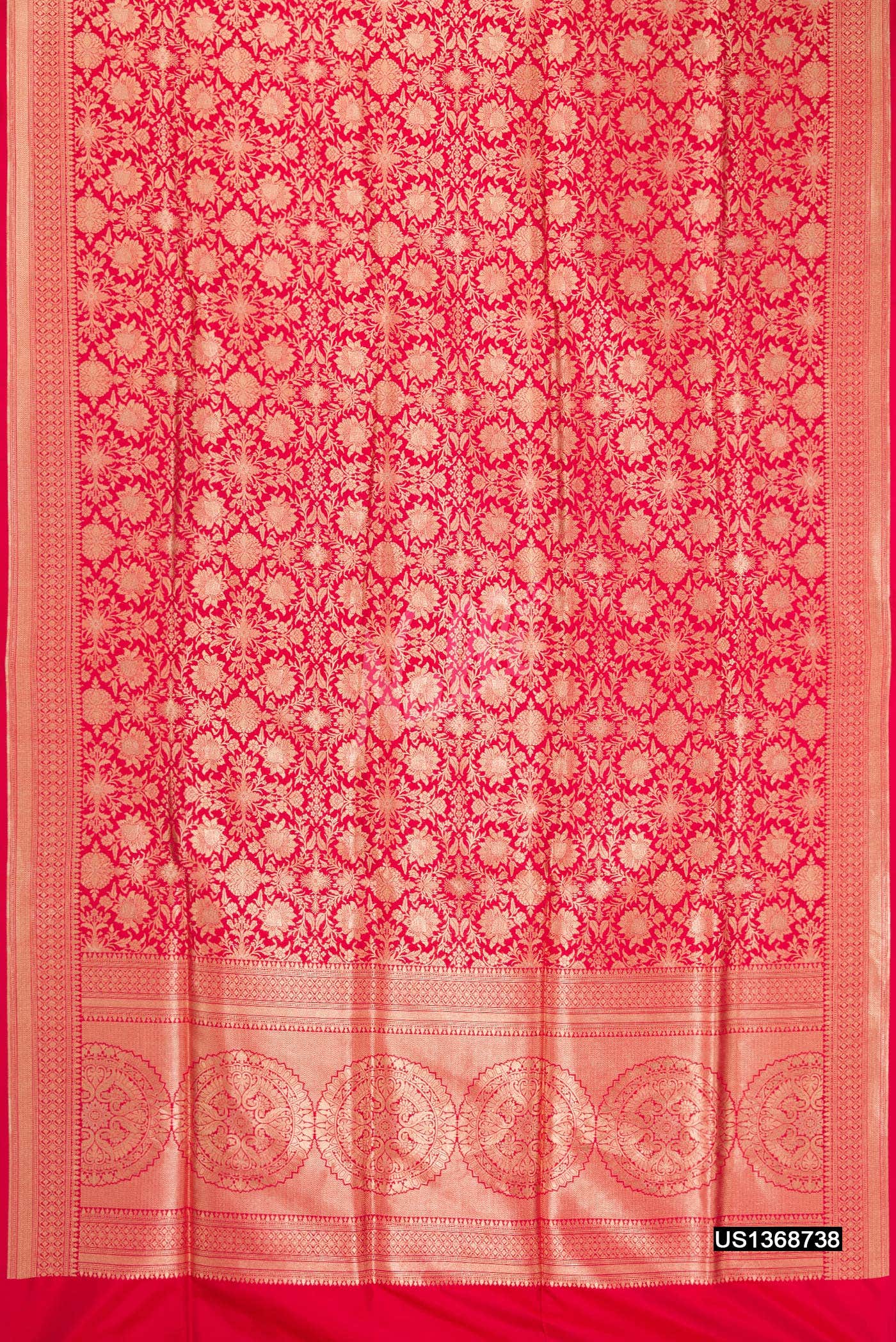 Red Banarasi Silk Saree