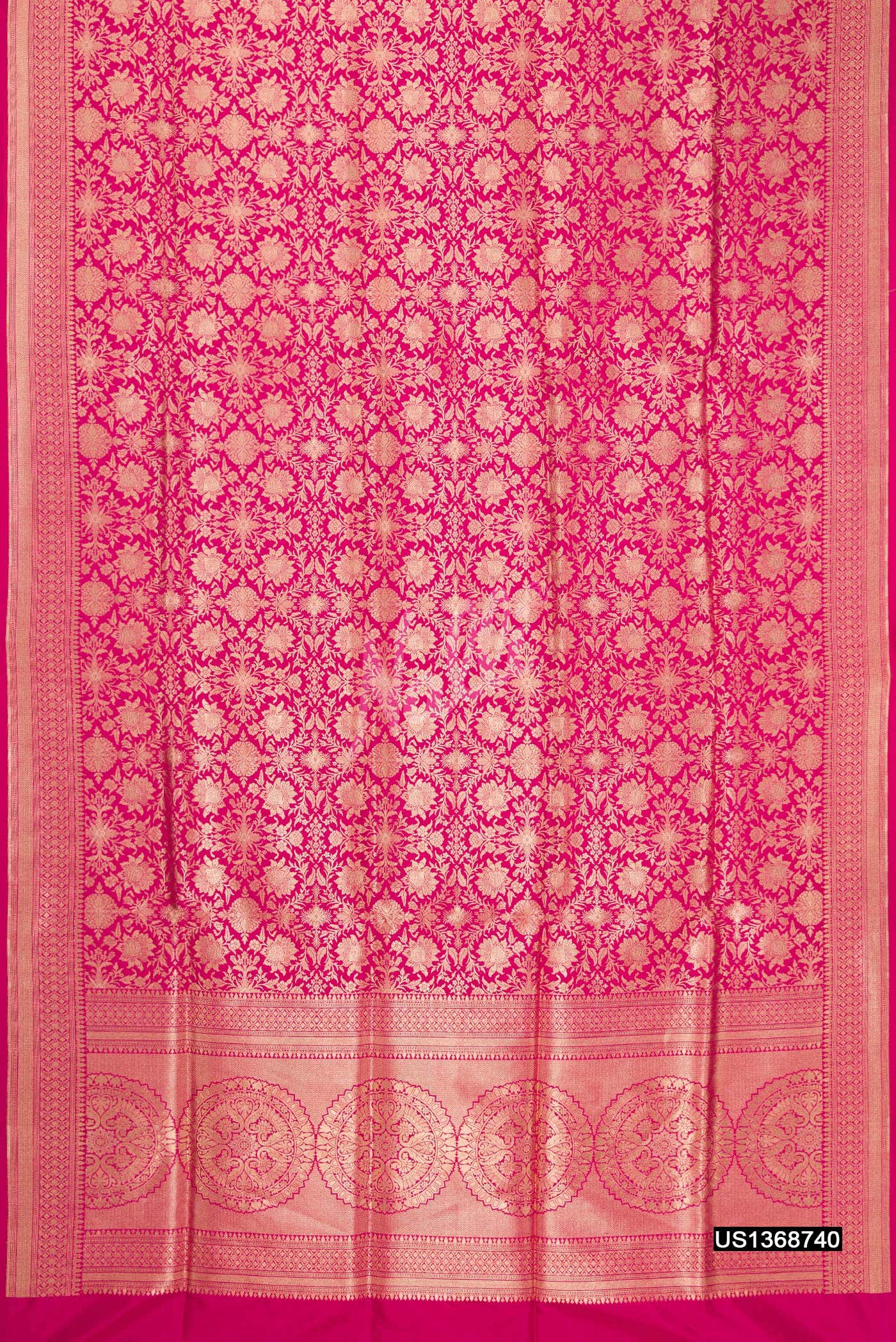 Pink Banarasi Silk Saree