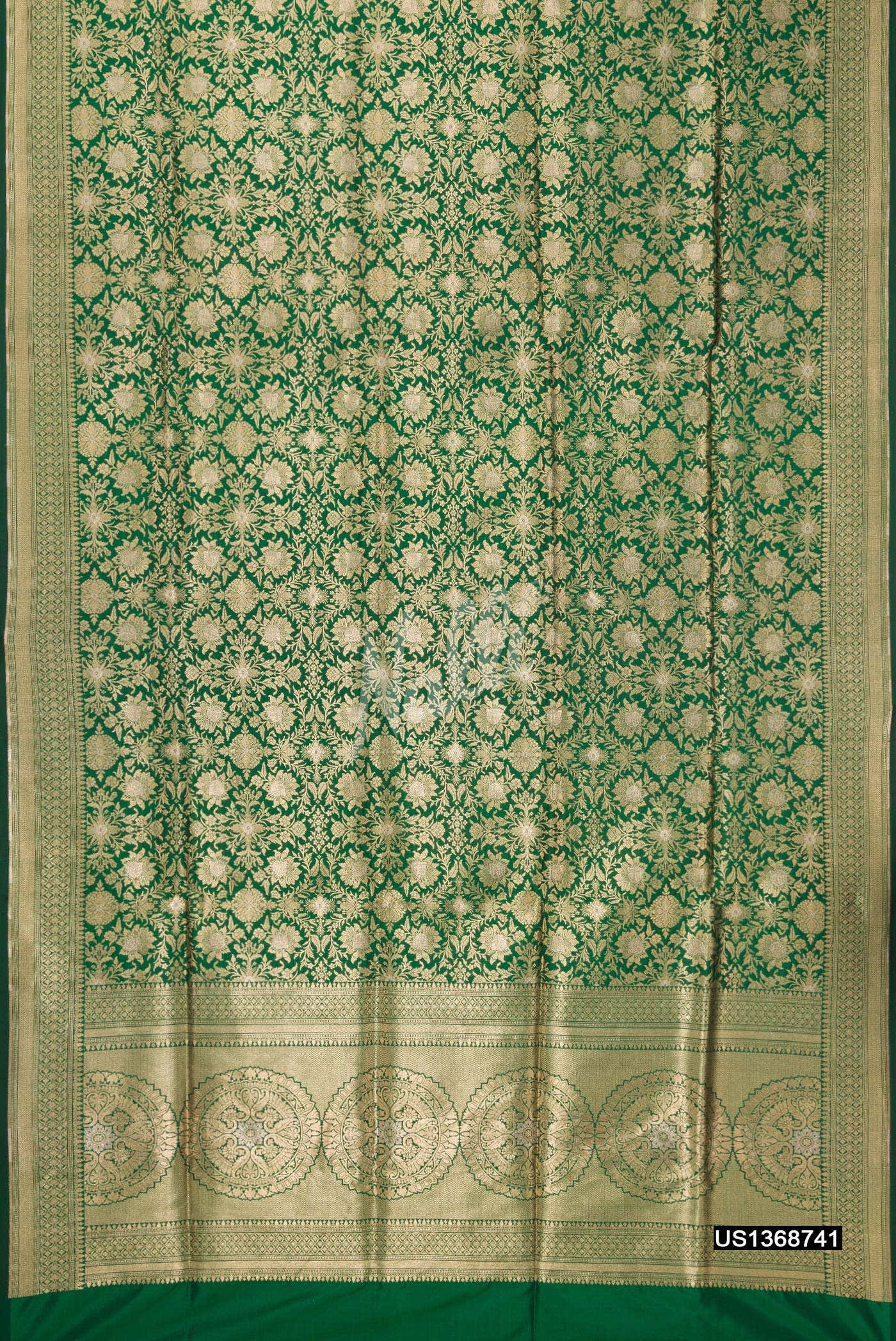 Green Banarasi Silk Saree
