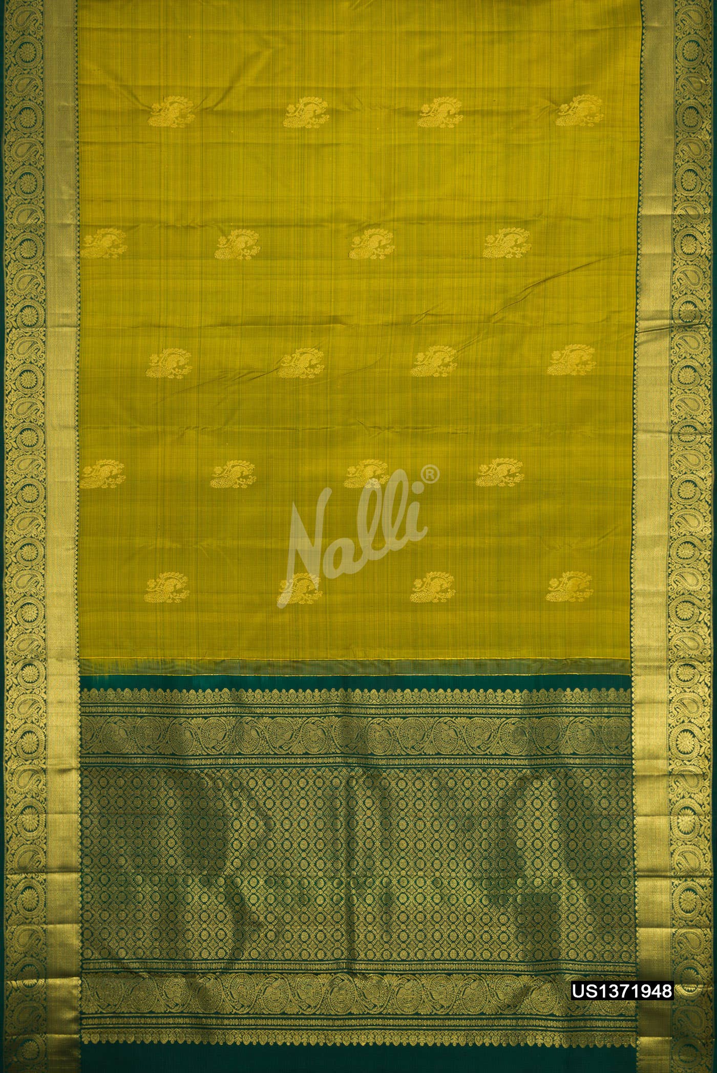 Green Kanchipuram Silk Saree