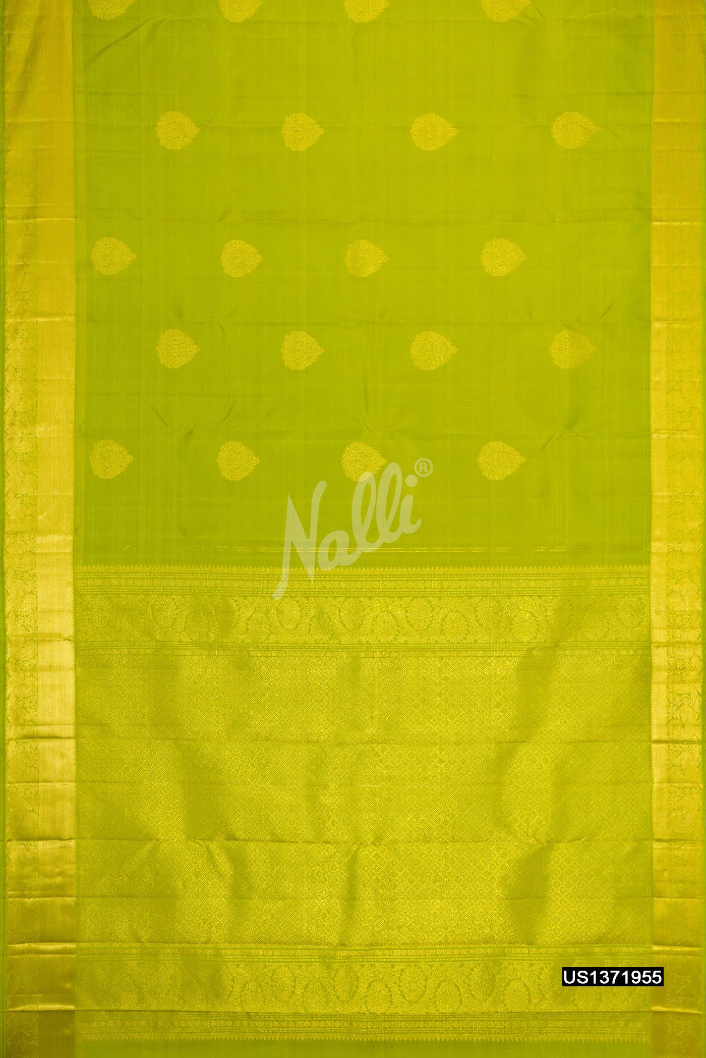 Light Green Kanchipuram Silk Saree