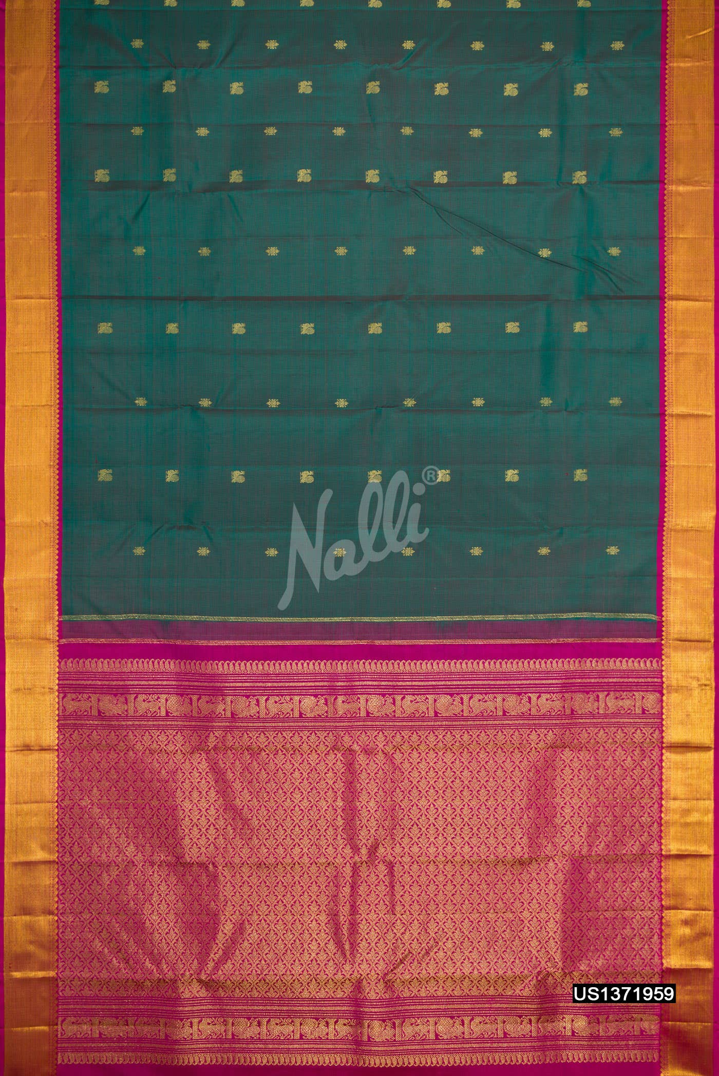 Green Kanchipuram Silk Saree
