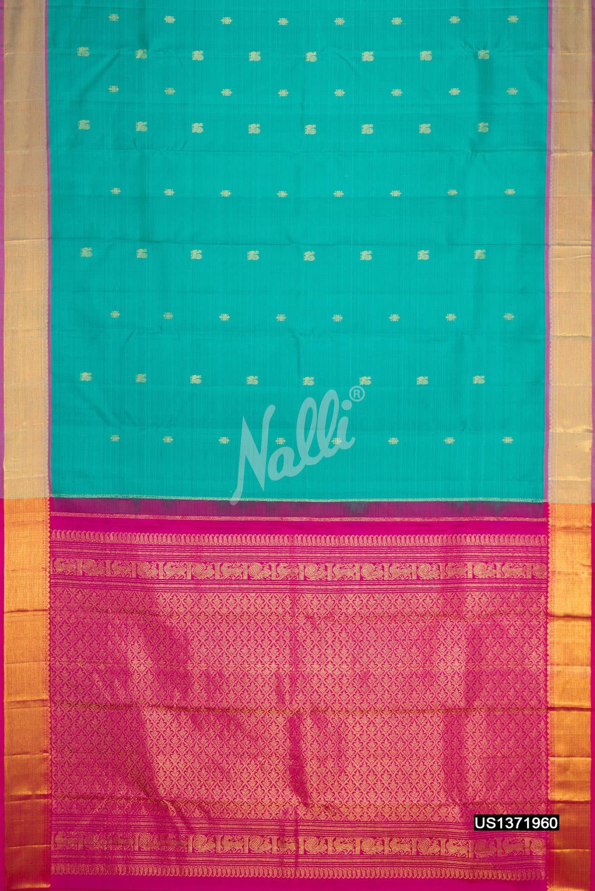 Light Blue Kanchipuram Silk Saree